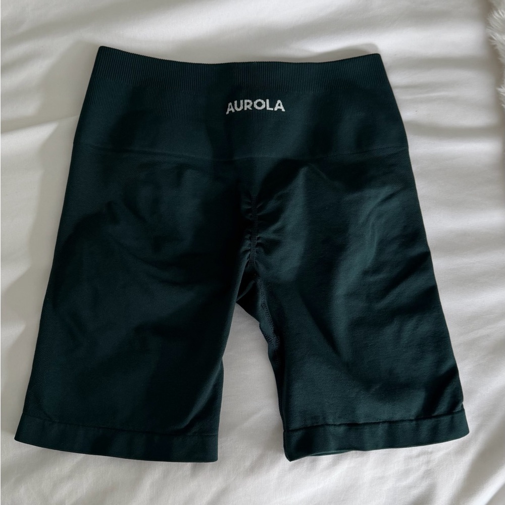 Women's Dark Green Workout Shorts